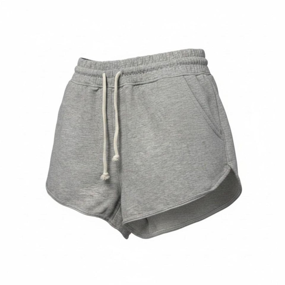 Aerie Take It Easy Drawstring Dolphin Shorts XS Gray Lounge Athleisure Casual